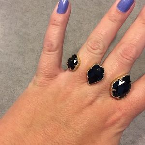 Kendra Scott Naomi Double Ring - Size M/L (7/8)